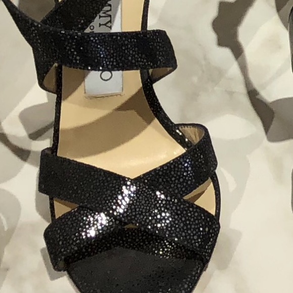 Sold 😉Jimmy choo metallic high heals sandals 🥰 - Picture 3 of 8
